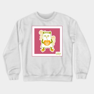 Ghost Cat Crewneck Sweatshirt